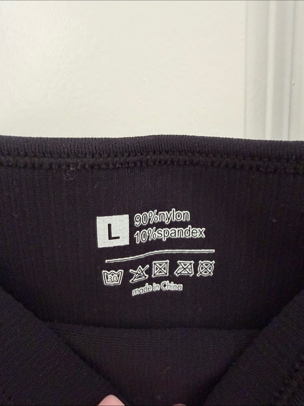 Black Ribbed Romper - NWOT - Picture 4 of 5